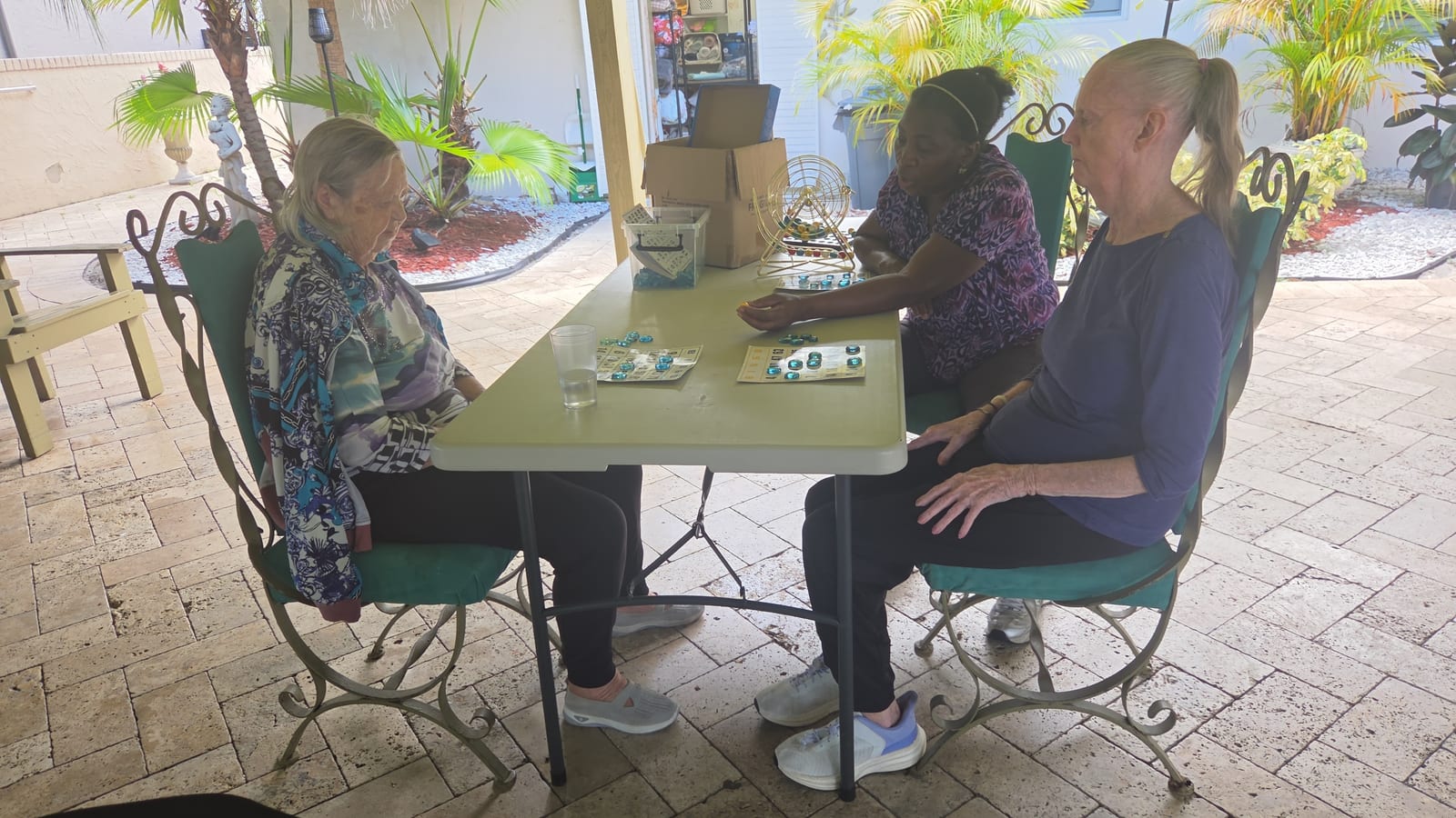 A calm moment at Royal Palm Senior Residence.