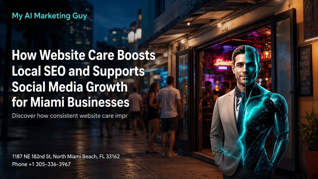 How Website Care Boosts Local SEO and Supports Social Media Growth for Miami Businesses