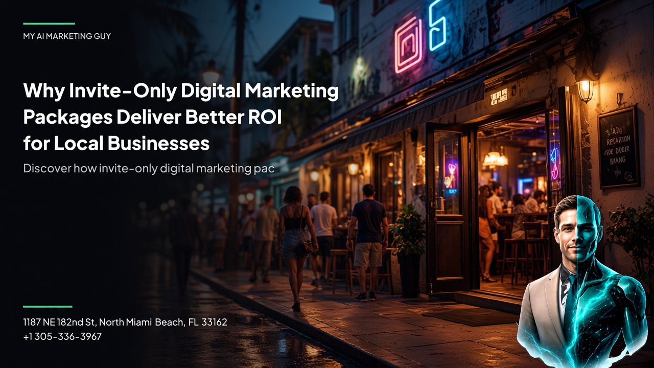 Why Invite-Only Digital Marketing Packages Deliver Better ROI for Local Businesses