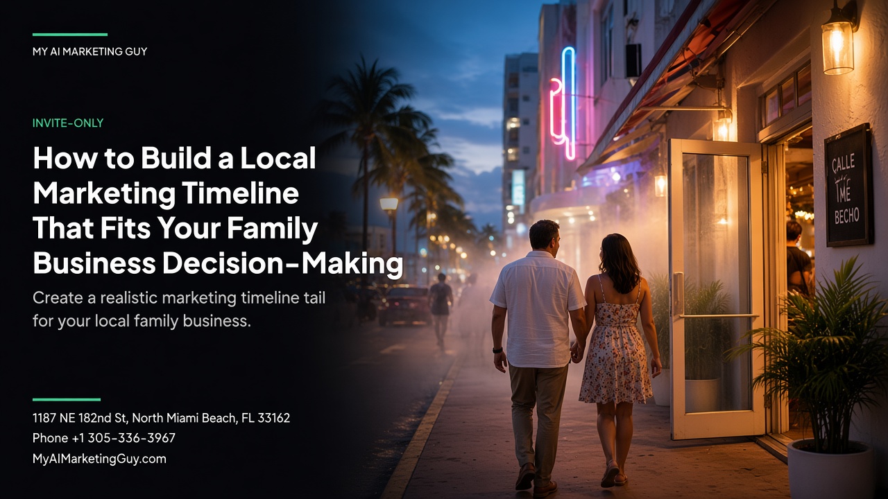 How to Build a Local Marketing Timeline That Fits Your Family Business Decision-Making