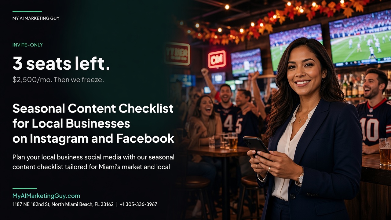 Seasonal Content Checklist for Local Businesses on Instagram and Facebook