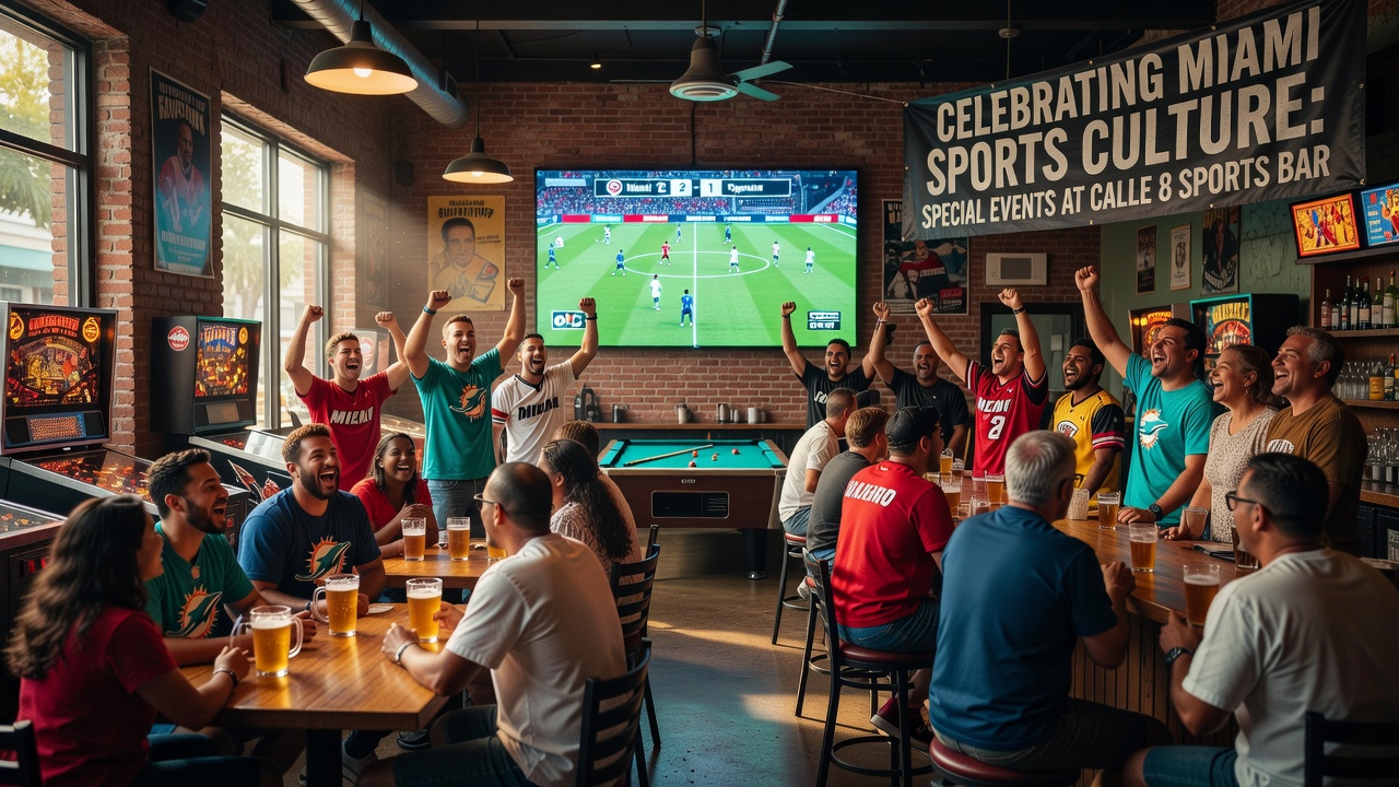 Celebrating Miami Sports Culture at Calle 8